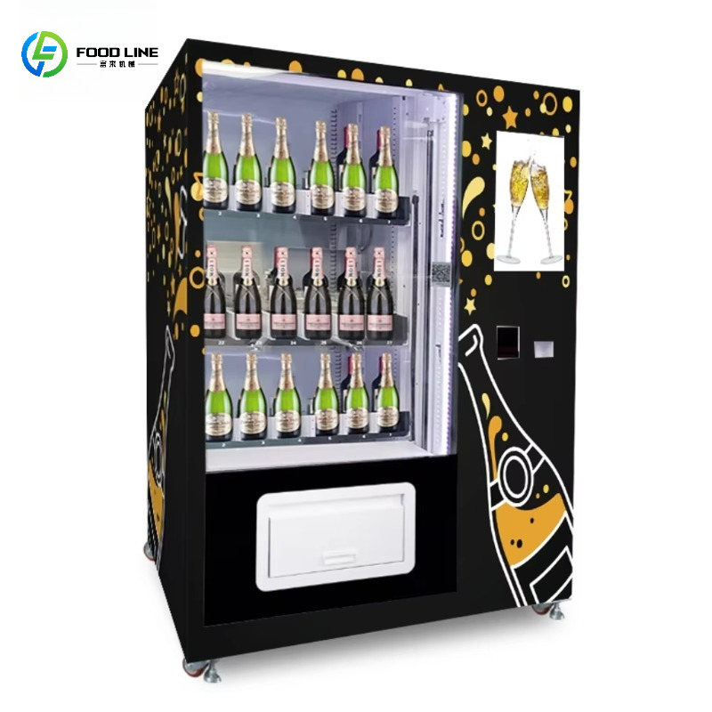 Wine Beer And - ماكينة بيع المشروبات المخصصة مع نظام