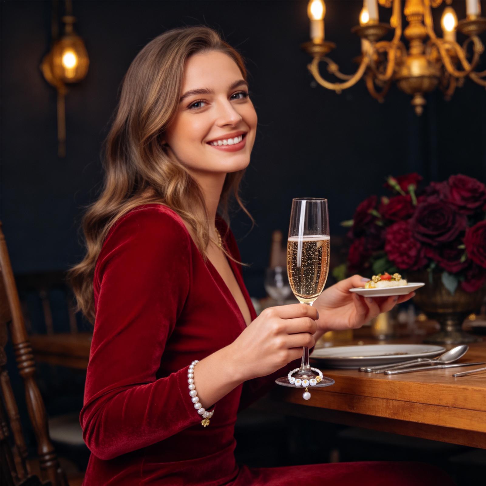زينة للمشروبات للزجاجات مع خرز - مراجعة Wine & Beer Shop Photos وسعره