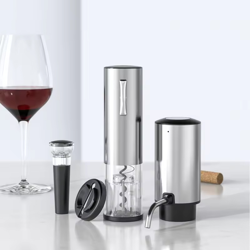 2024 تصميم جديد 4 في 1 ليثيوم  - مراجعة Bottle Stopper Set وسعره