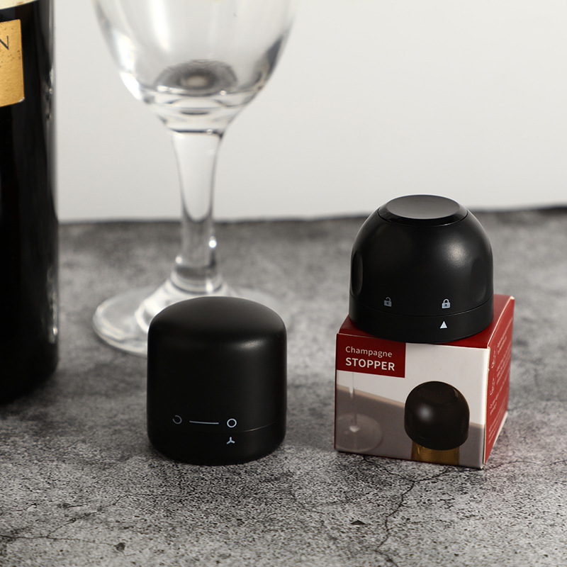 1: أسود سدادات مطبخ محلية مانع - مراجعة Bottle Stopper Set وسعره