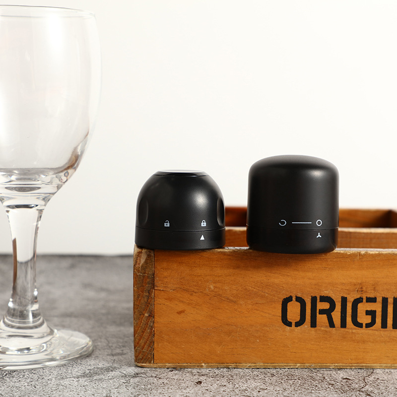 1: أسود سدادات مطبخ محلية مانع - مراجعة Bottle Stopper Set وسعره