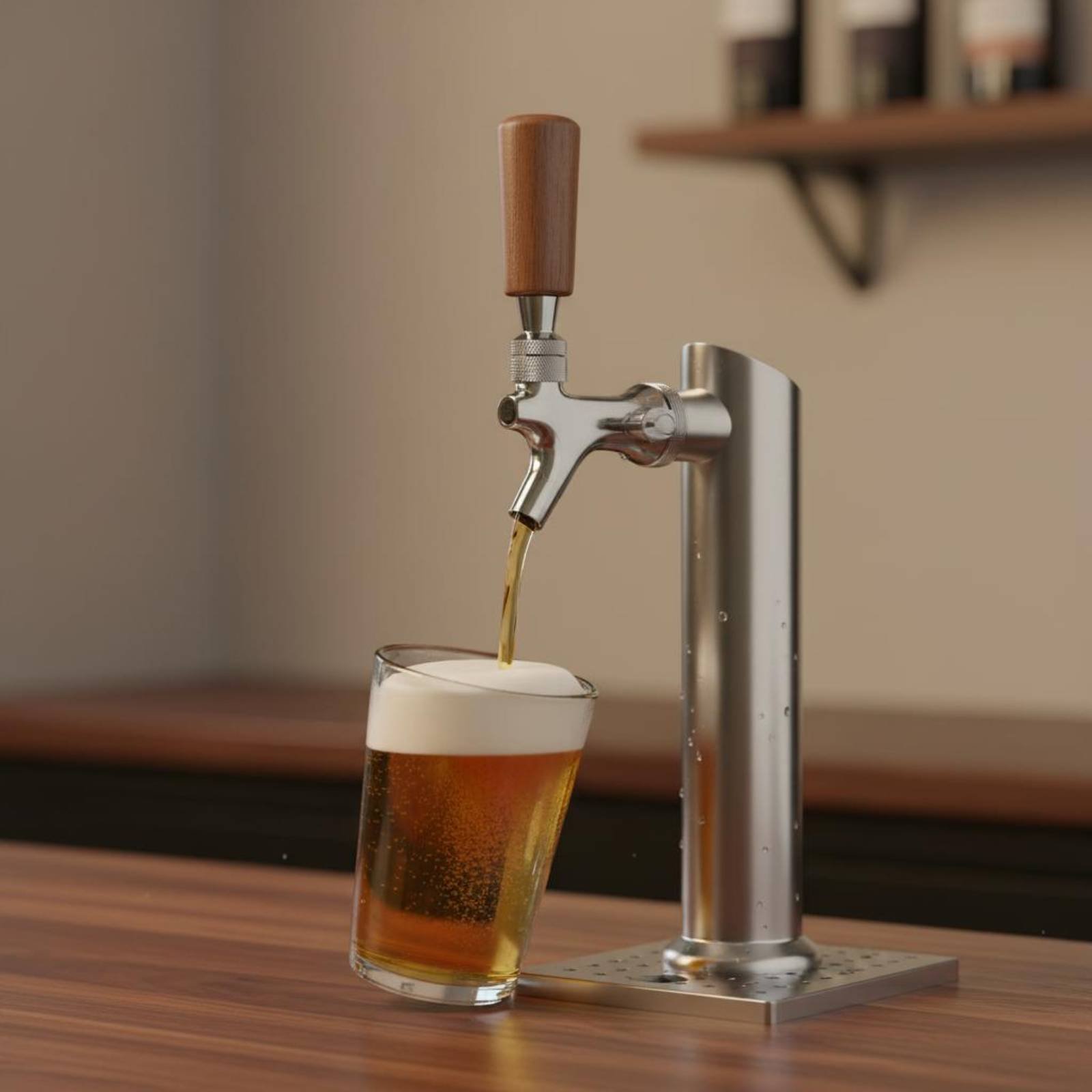 مقبض خشبي قصير لصنبور البيرة،  - مراجعة Wine Beer And وسعره