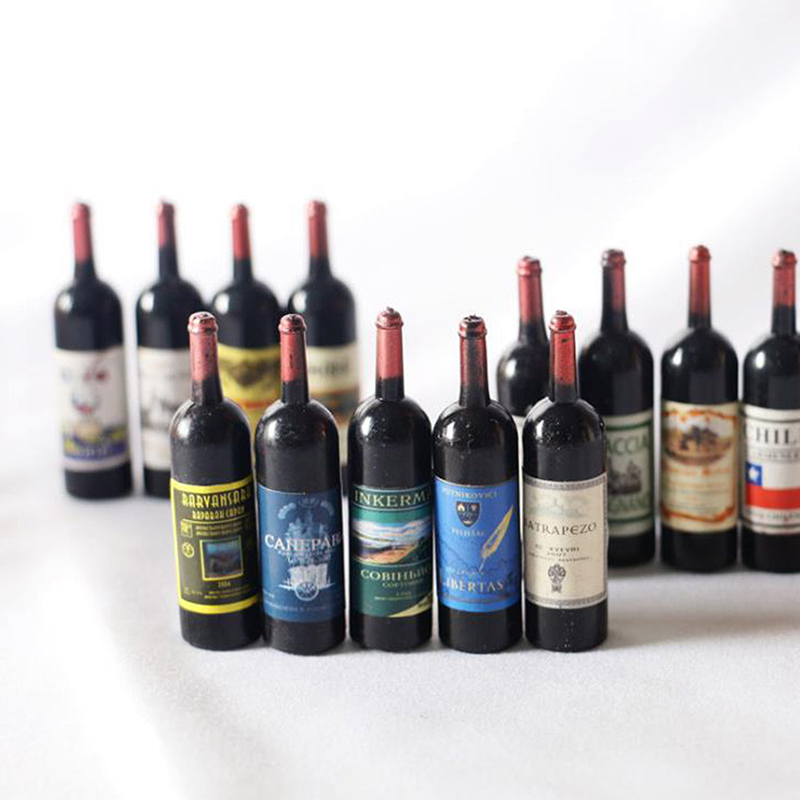 1 Set 1/12 زجاجات نبيذ مصغرة د - مراجعة Taste Wine Beer Kitchen وسعره